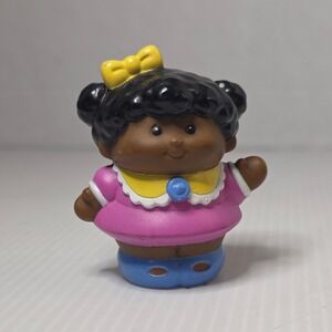 Little Tikes Toddle Tots Figure Small Pink Dress Girl Good Condition 80s-90s‎